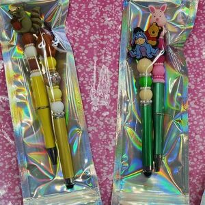 Character-Themed Stylus Pens - Green and Yellow